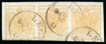 Stamp of Austria » Lombardy Venetia 1850 First-Issue collection comprising over 140 stamps and 16 covers, extraordinarily fine condition