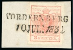 Stamp of Austria » Styria (Steiermark) Styria (Steiermark). 1850 Cancellations. Group of 69 stamps (mainly on fragments) and two covers