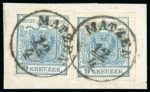 Stamp of Austria » Lower Austria (Niederösterreich) Lower Austria (Niederösterreich). 1850 Group of 50 cancellations, nearly all on fragments