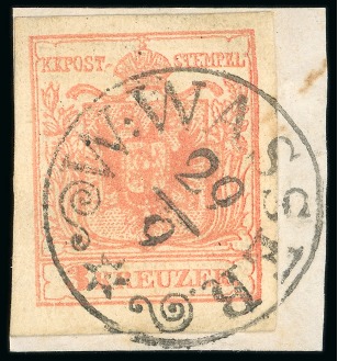 Stamp of Austria » Bohemia (Böhmen) Weisswasser. 1850 3kr, Müller 3184c