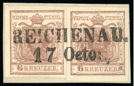 Stamp of Austria » Cancellation Collections 1850 First-Issue magnificent selection comprising 31 oustanding cancellations