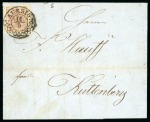 Stamp of Austria » Bohemia (Böhmen) Bohemia - (Böhmen). 1850 First-Issue cancellation assembly comprising 109 usages and five covers
