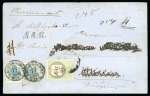 Stamp of Austria » Cancellation Collections 1850 First-Issue lot comprising over 100 covers
