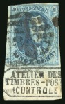 Stamp of Belgium » Belgique. 1861 Médaillons allongés - Émission 10c Brun et 20c bleu avec bord de feuille intégral et inscriptions marginales ATELIER DES / TIMBRES-POSTE / (CONTRÔLE)