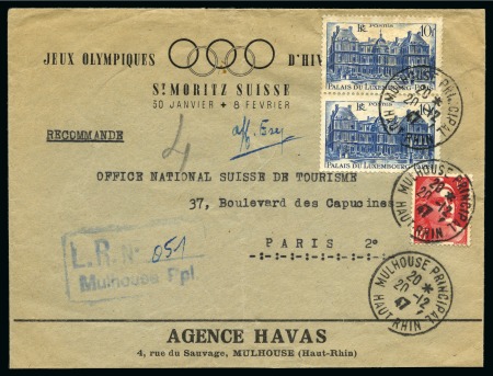Stamp of Olympics » 1948 St. Moritz 1944 Jubilee, 1948 St. Moritz and 1948 London group