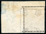Stamp of Great Britain » 1855-1900 Surface Printed » 1862-64 Small Uncoloured Corner Letters 1862-64 9d Bistre pl.2 mint, marginal example from the upper right of the sheet