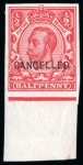 Stamp of Great Britain » King George V » 1911-12 Downey Head Issues 1911-12  Downey Head Die 2, 1/2d. scarlet and 1d.