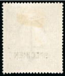 Stamp of Great Britain » King Edward VII » 1902-10 De La Rue Issues 1902-10 De La Rue 2/6d. purple, variety watermark inverted overprinted "Specimen" type 16