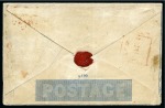 Stamp of Great Britain » 1840 Mulreadys & Caricatures Date unclear, 2d. envelope, stereo a199, to Lady James