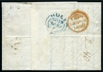 Stamp of Great Britain » 1841 1d Red 1852 (Sep 13)  Entire letter  (written in Norwegian