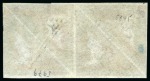 Stamp of South Africa » Cape of Good Hope 1853 1d Brick-Red on slightly blued paper in block of four, used