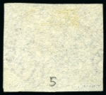 Stamp of Australia » Western Australia 1854-55 1s grey-brown, clear to wide margins, used