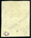 Stamp of Canada 1852-57 6d slate-violet, lightly cancelled 