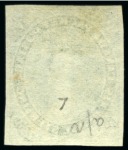 Stamp of Canada 1852-57 7 1/2d yellow green, lightly cancelled