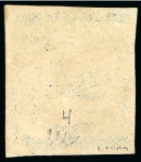 Stamp of Australia » New South Wales 1850 2d Prussian Blue pl.II, very good margins, cancelled by "88" numeral in RED