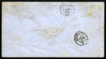 Stamp of China » Foreign Post Offices » French Post Offices 1864 Envelope to Bordeaux, franked by 1862 10c, 20c and 40c