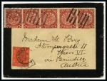 Stamp of China » Foreign Post Offices » British Post Offices 1899 (June 1) Mourning cover from Shanghai via Brindisi