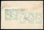 Stamp of Colombia » Airmails 1921 (Nov) Barranquilla-Bogota Scheduled Flight, the largest franking recorded of the 50c