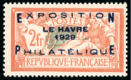 Stamp of France » Émissions à partir de 1900 1929, Y&T 257A Exposition philatélique du Havre *,