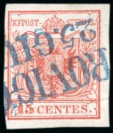 Stamp of Austria » Lombardy Venetia Lombardy-Venetia. 1850 First-Issue cancellation assembly comprising over 200 stamps