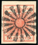 Stamp of Austria » Lombardy Venetia Lombardy-Venetia. 1850 First-Issue cancellation assembly comprising over 200 stamps