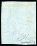 Stamp of Italian States » Tuscany 1851-52 1q black on blue, fine to good margins, very finely used
