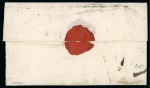 Stamp of Italian States » Naples 1802 (March 25) Entire letter from Taranto to Montpellier,