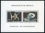 Stamp of Colonies françaises » Monaco 1993, Lot de 10 blocs spéciaux sur papier gommé en