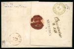 Stamp of Austria » Galizia (Galizien) Andrichau, in modern day Poland. - Galizia (Galizien). 1850 9kr on cover to Belgium