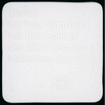Stamp of Olympics » 1972 Munich 1972 Munich volunteer's participation medal in ceramic