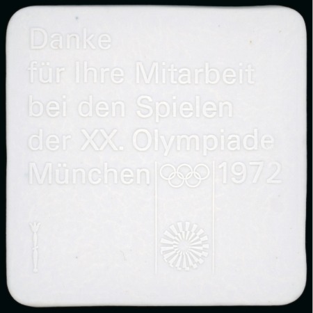 Stamp of Olympics » 1972 Munich 1972 Munich volunteer's participation medal in ceramic
