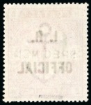 Stamp of Great Britain » Officials Inland Revenue: 1890 5s Rose I. R. Official, white paper, overprinted "SPECIMEN" type 11