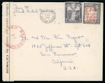 Stamp of British Guiana 1939-44 Censored Mail: Selection of 22 covers