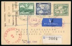 Stamp of British Guiana 1939-44 Censored Mail: Selection of 22 covers