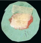 Stamp of British Guiana » 1850 Cotton-Reels (SG 1-8) THE UNIQUE UNUSED EXAMPLE: 1850-51 8 cents black on blue-green