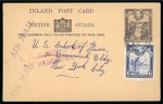 Stamp of British Guiana 1938-1952 George VI Pictorial Issue: Selection of 19 envelopes