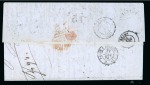 Stamp of United States » Outgoing Mail 1864 (May 12). Entire letter from San Francisco To Reims (France)