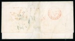 Stamp of Canada » Nova Scotia » Outgoing Mail 1851 (Sept 18). Stampless cover from Halifax to Barcelona (Spain)