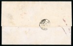 Stamp of Canada » Outgoing Mail 1869 (Feb 26). Stampless entire letter from Montreal to Spain via Portland