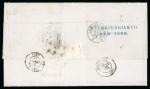 Stamp of United States » Outgoing Mail 1861 (Feb 23). Entire letter from New Orleans to Bordeaux, carried by the "Adriatic" under the Cunard Line
