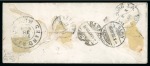 Stamp of United States » Outgoing Mail 1868 (Feb 18). Envelope from Grand Rapids to Frutigen, franked at single rate with 1861-66 15c, 