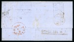 Stamp of Brazil » Incoming Mail Great Britain. 1852 (Apr 7). Entire from Glasgow to Tenerife, Canary Islands