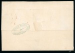 Stamp of Brazil » Incoming Mail Germany - Hamburg. 1856 (Oct 5). Wrapper from Hamburg to Rio Grande do Sul