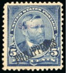 Stamp of United States » U.S. Possessions » Philippines » U.S. Administration - Regular Issues 1899, Specimen Stamps, trio including 1c, 5c & 10c