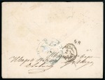 Stamp of Uruguay » Incoming Mail Italy. 1868 Envelope to the Commander in Chief of the Italian Navy Division of South America in Montevideo