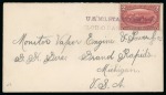 Stamp of United States » U.S. Possessions » Philippines » Military Mail and Stations 1899 (March). Cover bearing Trans-Mississippi 2c tied by "U.S.Mil.STA.NO.3 S F CAL/ILOILO HARBOR, P.I." 