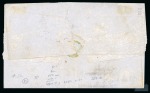 Stamp of Argentina » Incoming Mail Spain. 1860 (Jul 2). Wrapper from Bilbao to Buenos Aires, with 1860 2r in two pairs and two singles