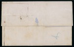 Stamp of Argentina » Incoming Mail Germany - North German Confederation. 1871 (Sep 21). Entire from Hamburg to Buenos Aires, with 1869 1/4gr, 1/2rg, 1gr and pair of 5gr