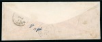 Stamp of Brazil 1866 (Apr 23) Envelope from Rio de Janeiro to Casaletto Spartano, Italy, with 1861 430r yellow