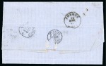Stamp of Brazil » Incoming Mail Belgium. 1877 (Apr 18). Entire from Antwerp to Buenos Aires, with 1870 5c and 1F